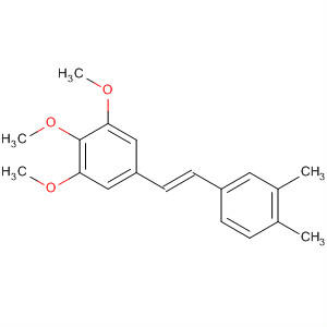 438534-26-0  Benzene, 5-[(1E)-2-(3,4-dimethylphenyl)ethenyl]-1,2,3-trimethoxy-