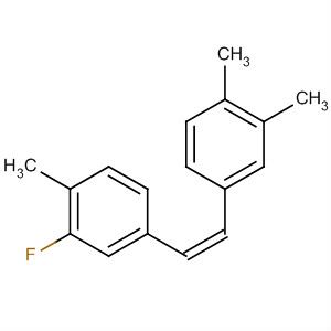 438534-40-8  Benzene, 4-[(1Z)-2-(3,4-dimethylphenyl)ethenyl]-2-fluoro-1-methyl-