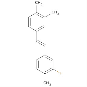 438534-41-9  Benzene, 4-[(1E)-2-(3,4-dimethylphenyl)ethenyl]-2-fluoro-1-methyl-