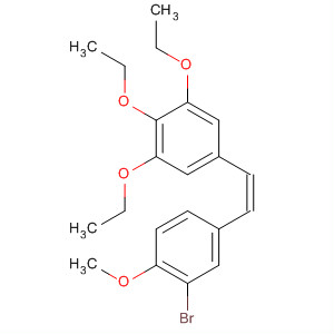 438534-56-6  Benzene, 5-[(1Z)-2-(3-bromo-4-methoxyphenyl)ethenyl]-1,2,3-triethoxy-