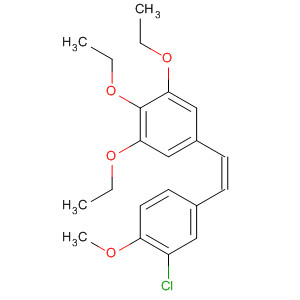 438534-61-3  Benzene, 5-[(1Z)-2-(3-chloro-4-methoxyphenyl)ethenyl]-1,2,3-triethoxy-
