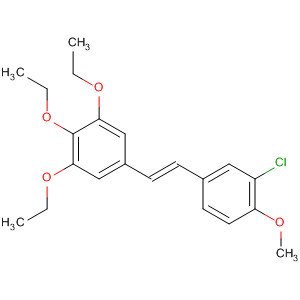 438534-62-4  Benzene, 5-[(1E)-2-(3-chloro-4-methoxyphenyl)ethenyl]-1,2,3-triethoxy-