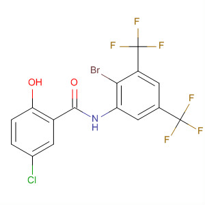 439144-64-6  Benzamide,N-[2-bromo-3,5-bis(trifluoromethyl)phenyl]-5-chloro-2-hydroxy-
