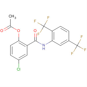 439144-68-0  Benzamide, 2-(acetyloxy)-N-[2,5-bis(trifluoromethyl)phenyl]-5-chloro-