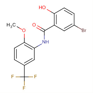 439144-87-3  Benzamide,5-bromo-2-hydroxy-N-[2-methoxy-5-(trifluoromethyl)phenyl]-
