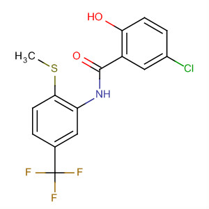 439144-89-5  Benzamide,5-chloro-2-hydroxy-N-[2-(methylthio)-5-(trifluoromethyl)phenyl]-