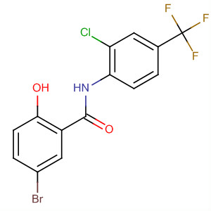 439144-92-0  Benzamide, 5-bromo-N-[2-chloro-4-(trifluoromethyl)phenyl]-2-hydroxy-