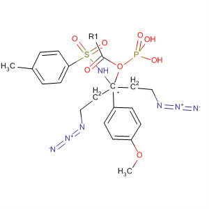439276-16-1  Phosphonic acid,[(4-methoxyphenyl)[[(4-methylphenyl)sulfonyl]amino]methyl]-,bis(2-azidoethyl) ester