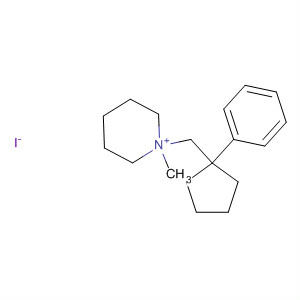 440345-20-0  Piperidinium, 1-methyl-1-[(1-phenylcyclopentyl)methyl]-, iodide