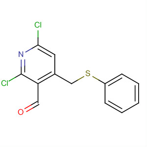 441052-91-1  3-Pyridinecarboxaldehyde, 2,6-dichloro-4-[(phenylthio)methyl]-