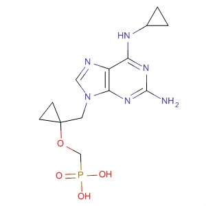 441785-27-9  Phosphonic acid,[[[1-[[2-amino-6-(cyclopropylamino)-9H-purin-9-yl]methyl]cyclopropyl]oxy]methyl]-