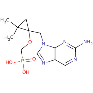 441785-71-3  Phosphonic acid,[[[1-[(2-amino-9H-purin-9-yl)methyl]-2,2-dimethylcyclopropyl]oxy]methyl]-