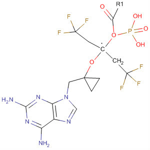 441786-01-2  Phosphonic acid,[[[1-[(2,6-diamino-9H-purin-9-yl)methyl]cyclopropyl]oxy]methyl]-,bis(2,2,2-trifluoroethyl) ester