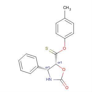 441786-57-8  5-Oxazolidinecarbothioic acid, 2-oxo-4-phenyl-, S-(4-methylphenyl)ester, (4R,5R)-rel-