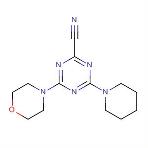 442660-14-2  1,3,5-Triazine-2-carbonitrile, 4-(4-morpholinyl)-6-(1-piperidinyl)-