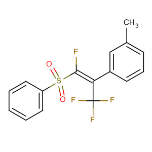 442681-04-1  Benzene,1-[(1Z)-2-fluoro-2-(phenylsulfonyl)-1-(trifluoromethyl)ethenyl]-3-methyl-