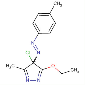 442907-23-5  4H-Pyrazole, 4-chloro-3-ethoxy-5-methyl-4-[(4-methylphenyl)azo]-
