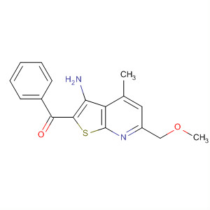 443332-81-8  Methanone,[3-amino-6-(methoxymethyl)-4-methylthieno[2,3-b]pyridin-2-yl]phenyl-
