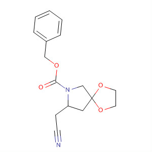 443983-98-0  1,4-Dioxa-7-azaspiro[4.4]nonane-7-carboxylic acid, 8-(cyanomethyl)-,phenylmethyl ester, (8S)-