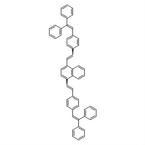 444046-39-3  Naphthalene, 1,4-bis[2-[4-(2,2-diphenylethenyl)phenyl]ethenyl]-