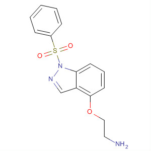 444190-04-9  1H-Indazole, 4-(2-aminoethoxy)-1-(phenylsulfonyl)-