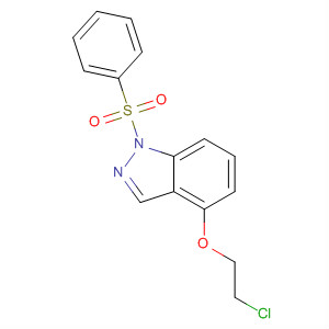 444190-49-2  1H-Indazole, 4-(2-chloroethoxy)-1-(phenylsulfonyl)-