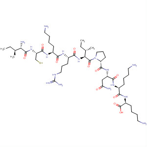 444190-56-1  L-Lysine,L-isoleucyl-L-cysteinyl-L-lysyl-L-arginyl-L-isoleucyl-L-prolyl-L-asparaginyl-L-lysyl-