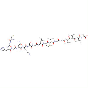444309-72-2  L-Alanine,L-cysteinylglycyl-L-histidylglycyl-L-asparaginyl-L-lysyl-L-serylglycyl-L-leucyl-L-methionyl-L-valylglycylglycyl-L-valyl-L-valyl-L-isoleucyl-