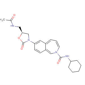 444587-81-9  2H-2-Benzazepine-2-carboxamide,7-[(5S)-5-[(acetylamino)methyl]-2-oxo-3-oxazolidinyl]-1,3,4,5-tetrahydro-N-phenyl-
