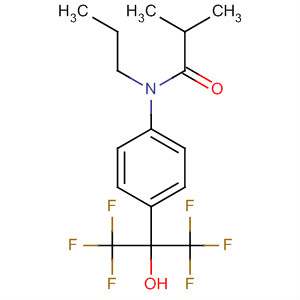 444621-06-1  Propanamide,2-methyl-N-propyl-N-[4-[2,2,2-trifluoro-1-hydroxy-1-(trifluoromethyl)ethyl]phenyl]-