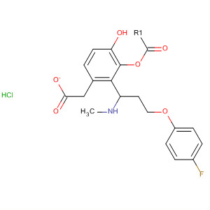 444644-10-4  Phenol, 3-[3-(4-fluorophenoxy)-1-(methylamino)propyl]-, acetate (ester),hydrochloride