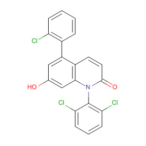 444663-59-6  2(1H)-Quinolinone, 5-(2-chlorophenyl)-1-(2,6-dichlorophenyl)-7-hydroxy-