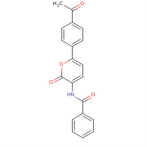 444790-55-0  Benzamide, N-[6-(4-acetylphenyl)-2-oxo-2H-pyran-3-yl]-