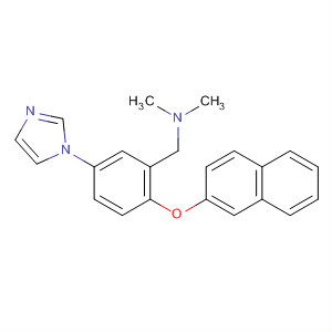 444888-57-7  بنزن متانامین,5-(1H-ایمیدازول-1-ایل)-N,N-دی متیل-2-(2-نفتالنیلوکسی)-