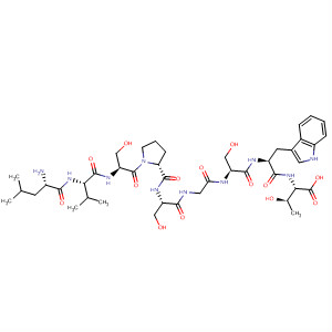 444890-49-7  L-Threonine,L-leucyl-L-valyl-L-seryl-L-prolyl-L-serylglycyl-L-seryl-L-tryptophyl-