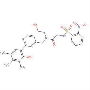 444891-52-5  Acetamide,N-(2-hydroxyethyl)-2-[[(2-nitrophenyl)sulfonyl]amino]-N-[[2-(3,4,5-trimethoxyphenyl)-4-pyridinyl]methyl]-