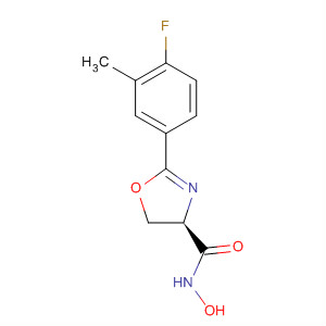 445018-99-5  4-Oxazolecarboxamide,2-(4-fluoro-3-methylphenyl)-4,5-dihydro-N-hydroxy-, (4R)-