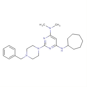 445453-65-6  4,6-Pyrimidinediamine,N'-cycloheptyl-N,N-dimethyl-2-[4-(phenylmethyl)-1-piperazinyl]-