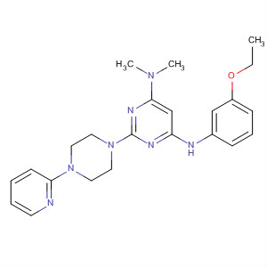 445453-72-5  4,6-Pyrimidinediamine,N'-(3-ethoxyphenyl)-N,N-dimethyl-2-[4-(2-pyridinyl)-1-piperazinyl]-