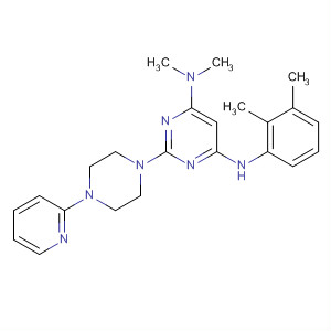 445454-51-3  4,6-Pyrimidinediamine,N'-(2,3-dimethylphenyl)-N,N-dimethyl-2-[4-(2-pyridinyl)-1-piperazinyl]-