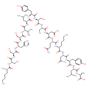 446033-01-8  L-Alanine,L-lysyl-L-seryl-L-seryl-L-histidyl-L-seryl-L-valyl-L-leucyl-L-tyrosyl-L-seryl-L-seryl-L-asparaginyl-L-glutaminyl-L-lysyl-L-asparaginyl-L-tyrosyl-L-leucyl-
