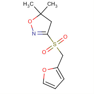 447399-00-0  Isoxazole, 3-[(2-furanylmethyl)sulfonyl]-4,5-dihydro-5,5-dimethyl-