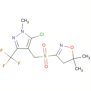 447399-40-8  Isoxazole,3-[[[5-chloro-1-methyl-3-(trifluoromethyl)-1H-pyrazol-4-yl]methyl]sulfonyl]-4,5-dihydro-5,5-dimethyl-
