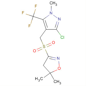 447399-41-9  Isoxazole,3-[[[3-chloro-1-methyl-5-(trifluoromethyl)-1H-pyrazol-4-yl]methyl]sulfonyl]-4,5-dihydro-5,5-dimethyl-