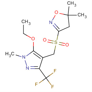 447399-45-3  Isoxazole,3-[[[5-ethoxy-1-methyl-3-(trifluoromethyl)-1H-pyrazol-4-yl]methyl]sulfonyl]-4,5-dihydro-5,5-dimethyl-