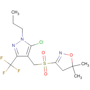 447399-80-6  Isoxazole,3-[[[5-chloro-1-propyl-3-(trifluoromethyl)-1H-pyrazol-4-yl]methyl]sulfonyl]-4,5-dihydro-5,5-dimethyl-