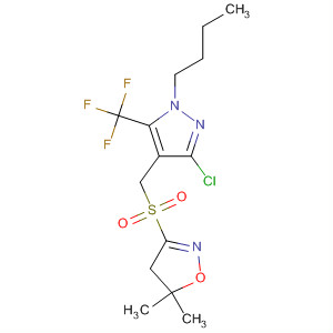 447399-89-5  Isoxazole,3-[[[1-butyl-3-chloro-5-(trifluoromethyl)-1H-pyrazol-4-yl]methyl]sulfonyl]-4,5-dihydro-5,5-dimethyl-
