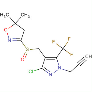 447400-11-5  Isoxazole,3-[[[3-chloro-1-(2-propynyl)-5-(trifluoromethyl)-1H-pyrazol-4-yl]methyl]sulfonyl]-4,5-dihydro-5,5-dimethyl-