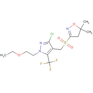 447400-31-9  Isoxazole,3-[[[3-chloro-1-(2-ethoxyethyl)-5-(trifluoromethyl)-1H-pyrazol-4-yl]methyl]sulfonyl]-4,5-dihydro-5,5-dimethyl-