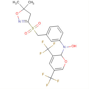 447400-58-0  Isoxazole,4,5-dihydro-5,5-dimethyl-3-[[[1-phenyl-3,5-bis(trifluoromethyl)-1H-pyrazol-4-yl]methyl]sulfonyl]-